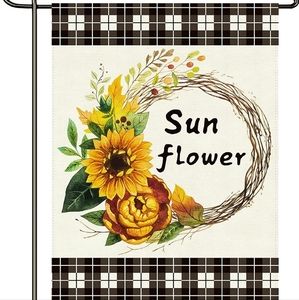 Su flower garden flag